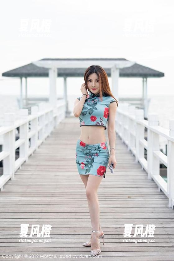 MiStar魅妍社 - 机舱里的风景，Mieko林美惠子也成了空姐壁纸里的女神。