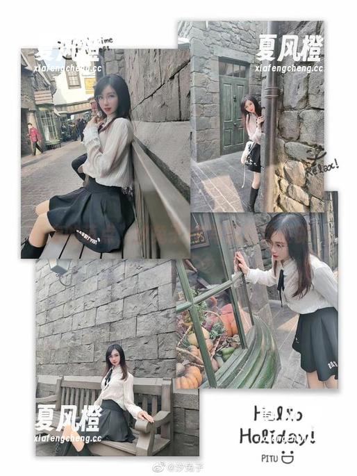 汐兔子 行走的萌点,汐兔子JK写真精选在即!